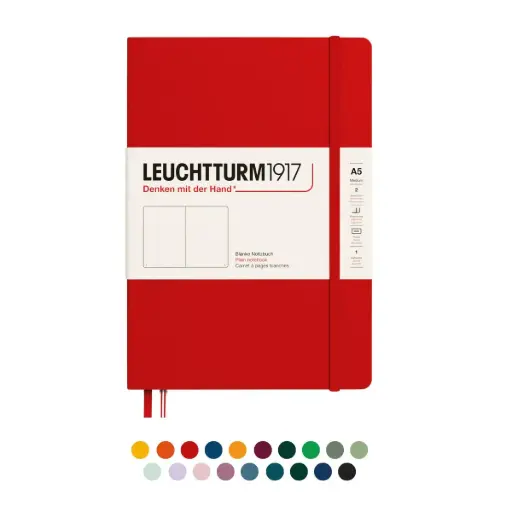 Libretas Leuchtturm 1917 A5 14.8 x 21 cm Tapa Dura 80gr 251 Páginas