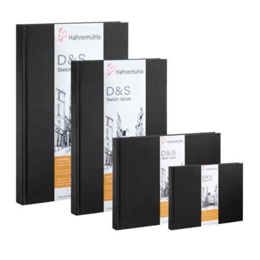 Libreta Dibujo Hahnemuhle D&S Sketch 140gr Negra