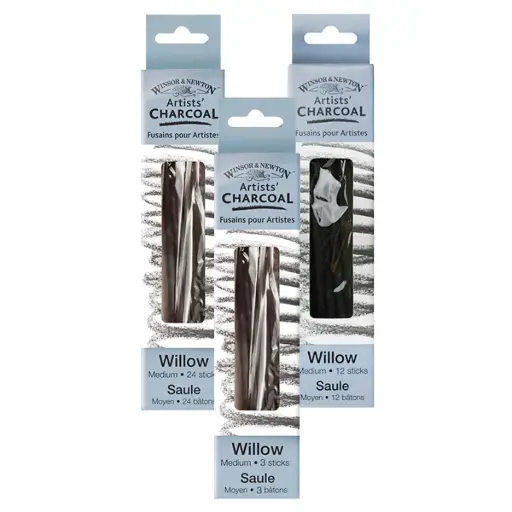 Barras Carboncillo de Sauce Medio Winsor & Newton Sets 