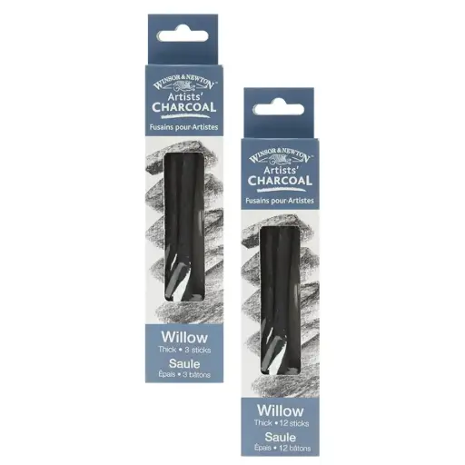 Barras Carboncillo de Sauce Grueso Winsor & Newton Sets