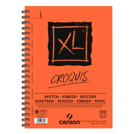 [C200787135] Cuaderno Dibujo Canson XL Croquis A4 90gr 