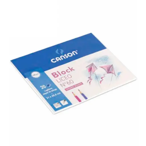 [200005597] Block Dibujo Liceo Canson 21x26,5cm 106gr 20 Hojas