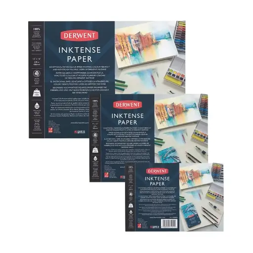 Block Técnica Mixta Derwent Inktense 300gr 20 Hojas
