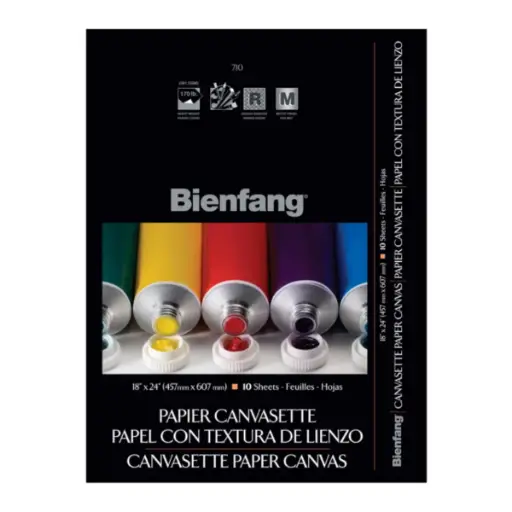 [270157] Block Papel Textura Lienzo Bienfang 45,7x60,7cm 281gr 10 Hojas