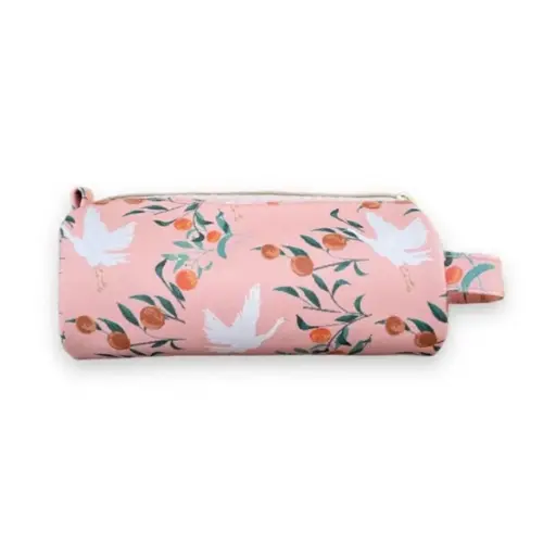 [TAN-BIRDPENCASE2] Estuche Yay! Paper Pájaros Coral