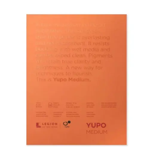 [LP197WH912] Block Técnica Mixta Yupo Legion 23x31cm 10 Hojas