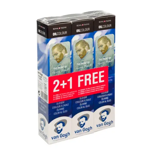 [2840027] Óleo Van Gogh 200ml Blanco Titanio Pack 2+1 Gratis
