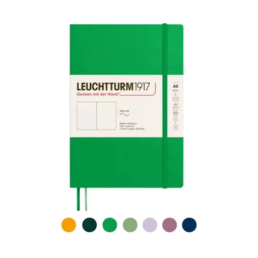 Libretas Leuchtturm 1917 A5 14.8 x 21 cm Tapa Blanda 80gr 123 Páginas