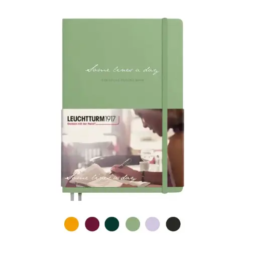 Libretas Leuchtturm 1917 "Some Lines a Day" A5 14.8 x 21 cm Tapa Dura 80gr 365 Páginas