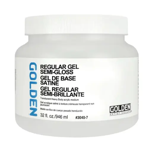 [0003040-7] Gel para Acrílico Golden Regular 32oz Semi Brillante