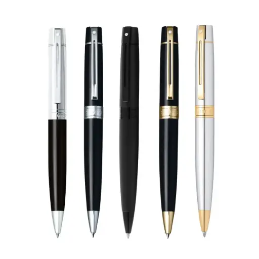 Bolígrafos Sheaffer Serie 300 Punta Media Tinta Negra   