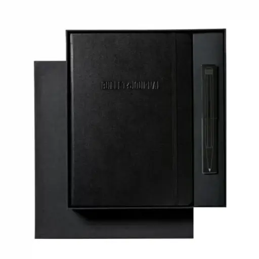 [369716] Libreta Leuchtturm 1917 Bullet Journal Stealth Collector's Set Libreta A5 + Boligrafo + Pen Loop