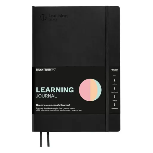 [367497] Libreta Learning Journal Leuchtturm 1917 B5 Tapa Flexible Negra 100gr 212 páginas