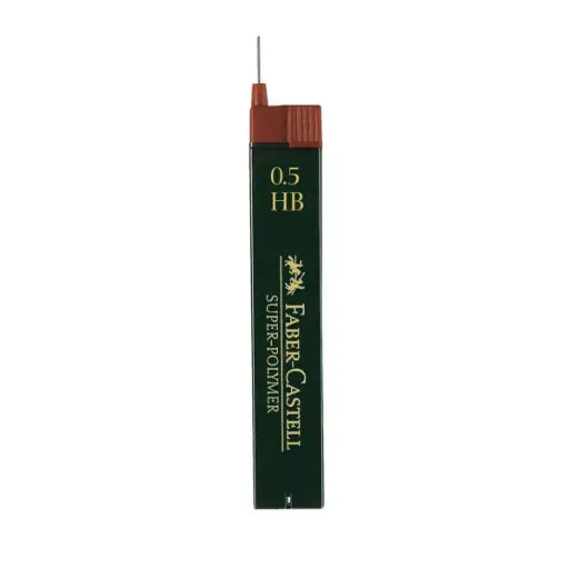 [FC9125] Minas Polímeras Faber Castell HB 0.5mm 12 Unidades 