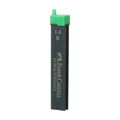 [FC121411] Minas Polímeras Faber Castell B 1.4mm 12 Unidades  