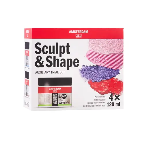 [24820001] Set Mediums Amsterdam Esculpir y Modelar 4x120ml  