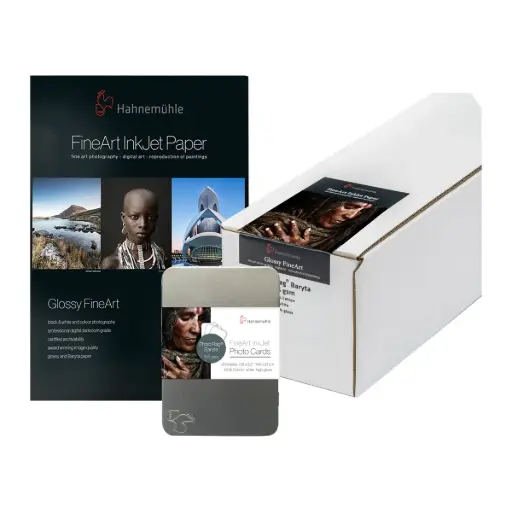 Papel FineArt Digital Hahnemühle Photo Rag Baryta 315gr Brillante