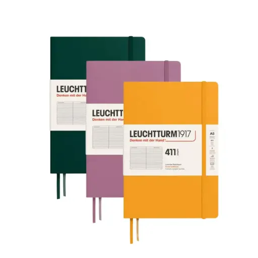 Libretas 411 Leuchtturm 1917 A5 14.8 x 21 cm Tapa Dura 80gr Líneas